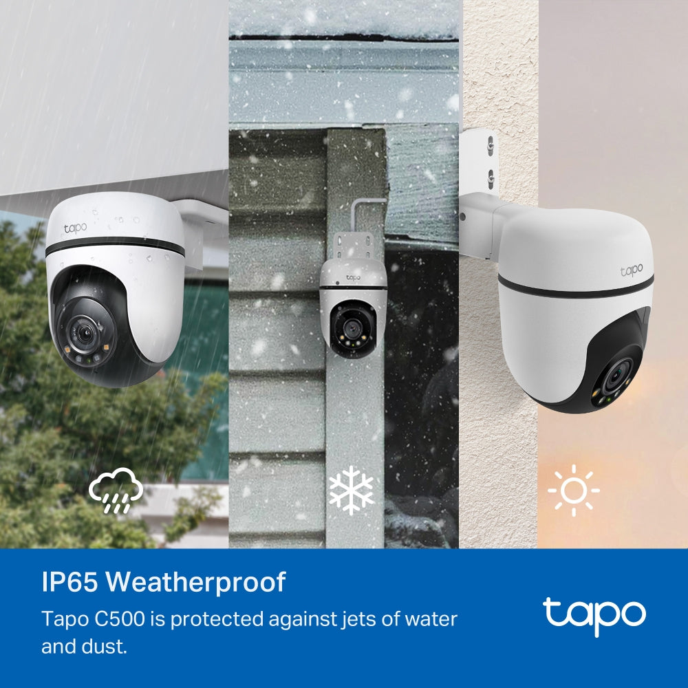 Outdoor Pan/Tilt Security Wi-Fi Camera Tapo C500 - كاميرا Wi-Fi للأمن الخارجي مع دوران وإمالة