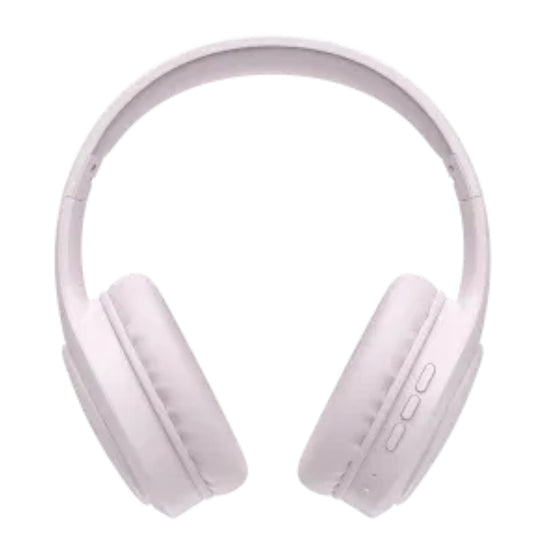 سماعة رأس لاسلكية قابلة للطي وردية اللون من هافيت