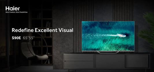 Hyair 55 -inch H55S90Eux, 4K HDR QLED TV with Google TV