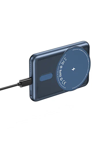 باور بانك مغناطيسي WiWU بقدرة 5000 مللي أمبير في الساعة، شحن سريع لاسلكي لسلسلة iPhone 13/14