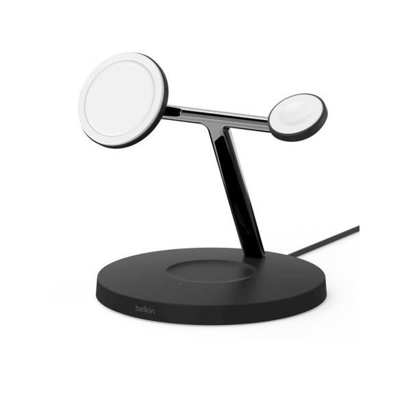 Boostcharge Pro wireless 3 in 1 with Magsafe with a capacity of 15 watts, black