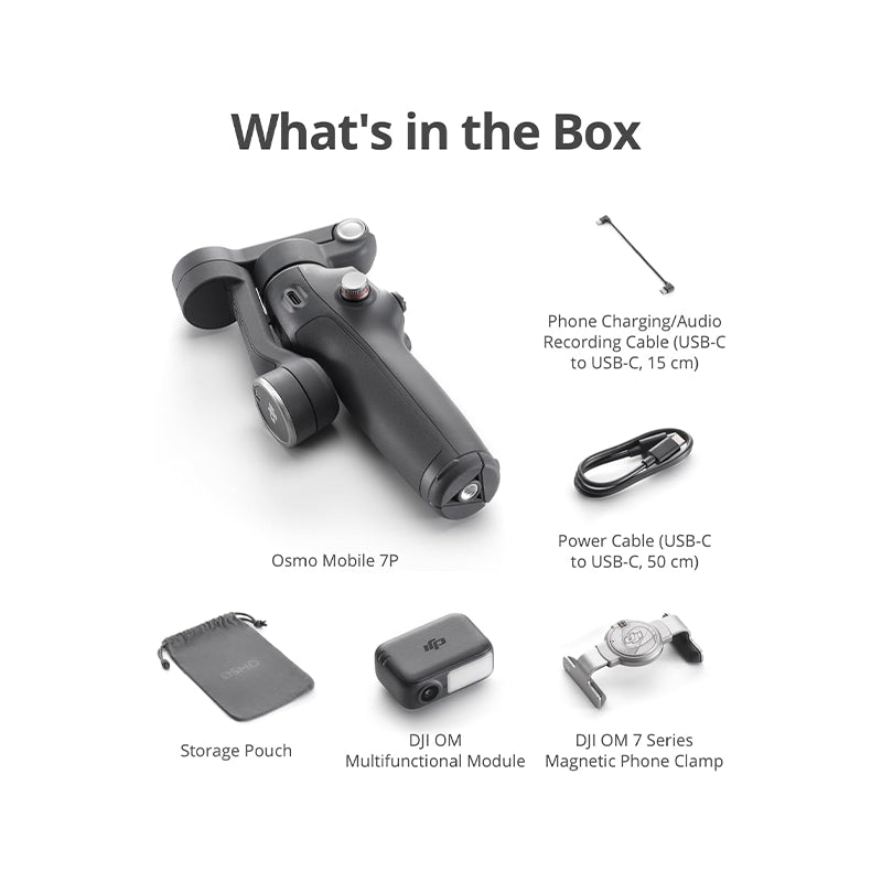 DJI Osmo Mobile 7P مع موديول التتبع