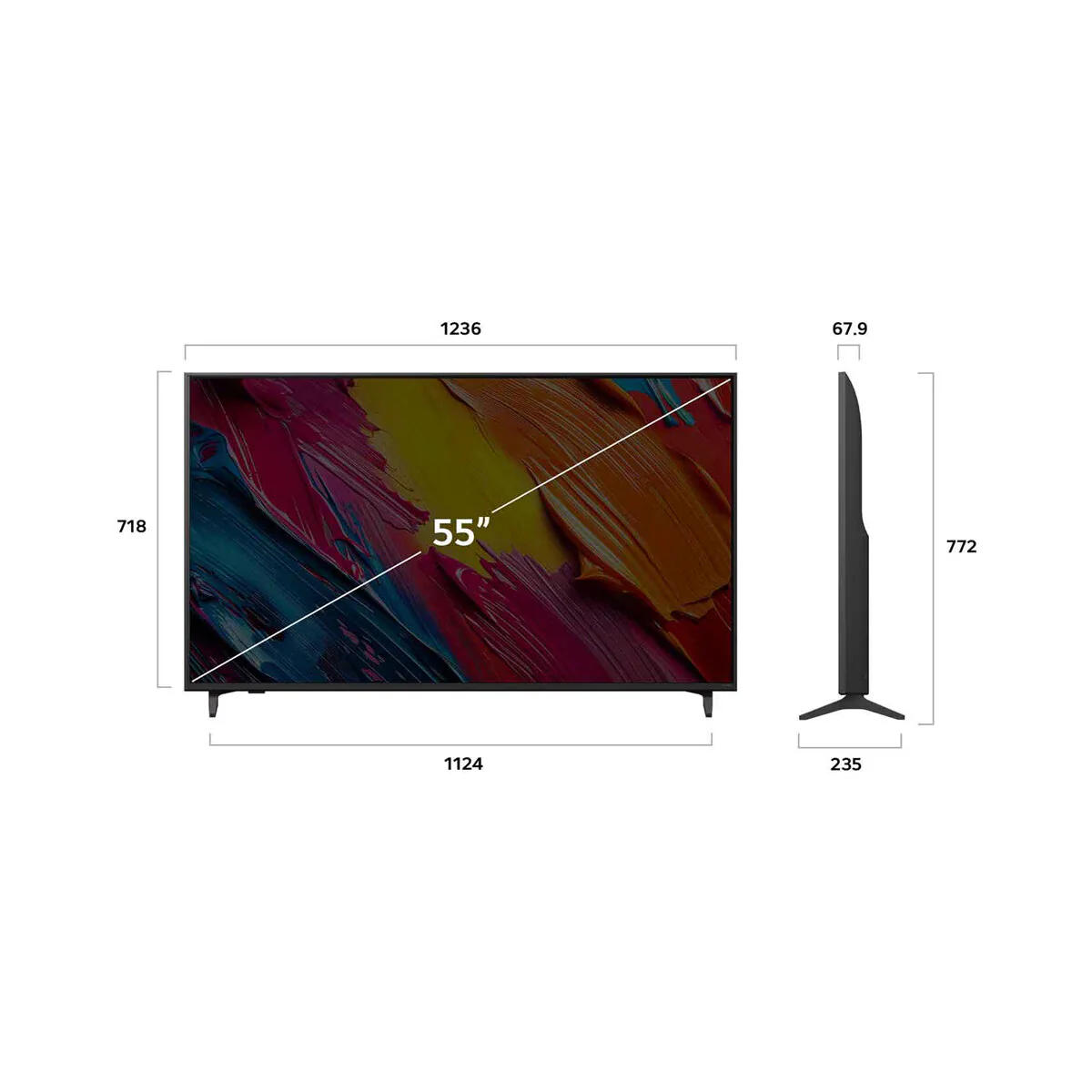 LG OLED EVO C4 55 Inch Smart TV - 2024