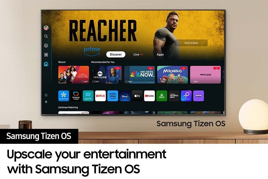 Samsung 55 -inch Du8000 - 4K UHD Smart with Tizen and Dynamic Crystal Color technology