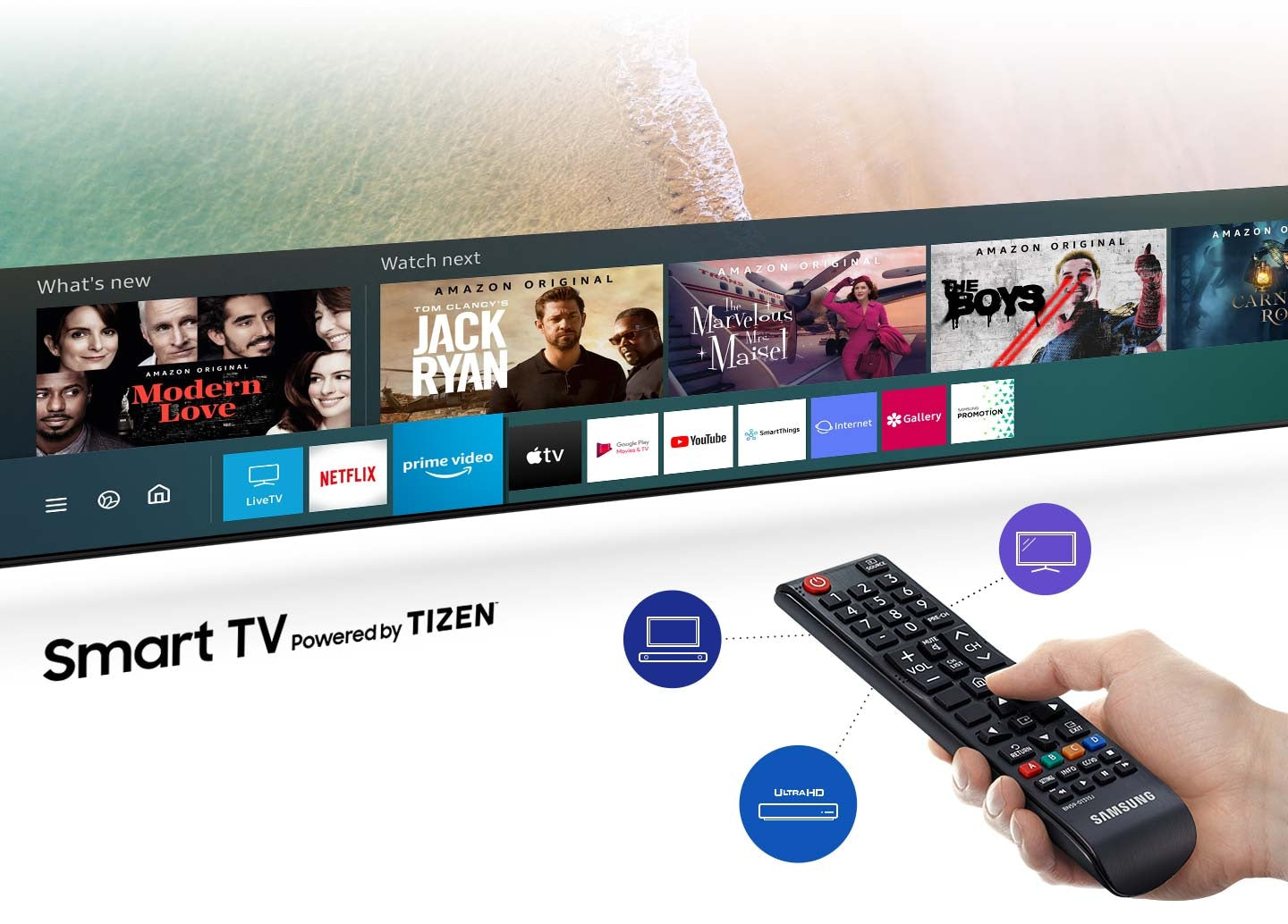 سامسونج تلفزيون ذكي Full HD طراز T5300 حجم 43 بوصة
