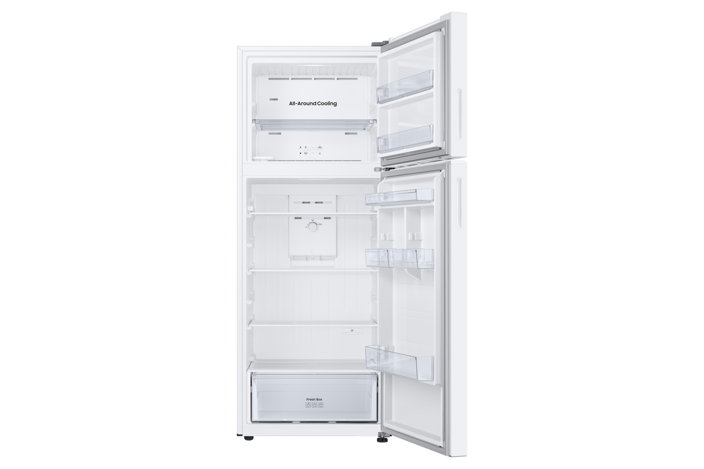 ثلاجة سامسونج RT47CG6002WWIQ 470 لتر - ثلاجة باب واحد مع تقنية No Frost وتصميم عصري