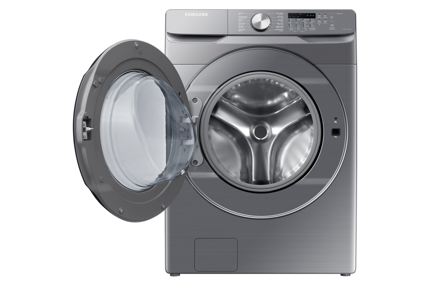 غسالة سامسونج 18 كيلو WD18T6000GP مع مجفف مدمج وتقنية EcoBubble