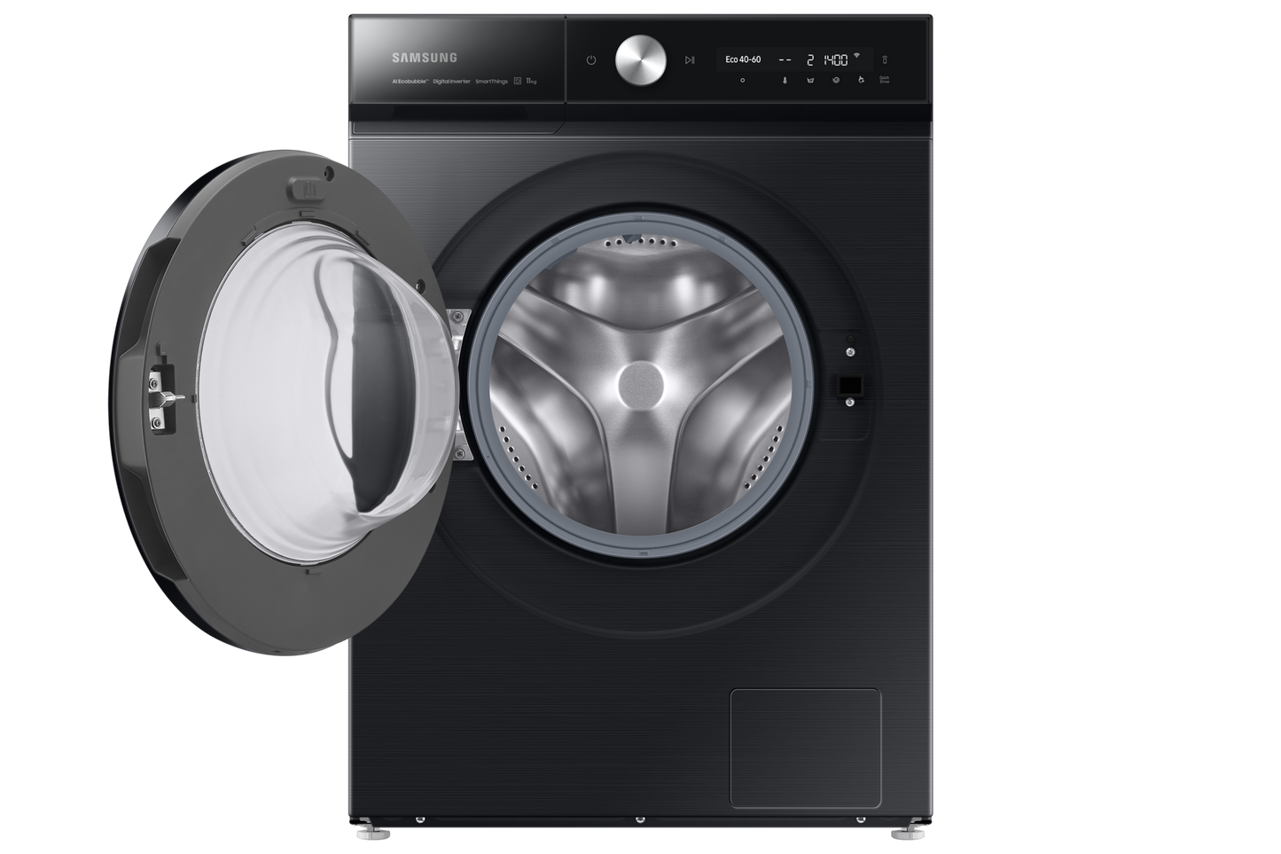 Samsung washing machine 11 kg ww11b1944dgbfh - automatic washing machine with Ecobubble technology and modern design