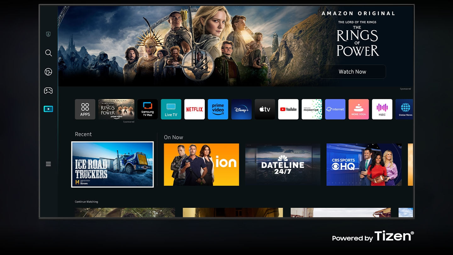 سامسونج تلفزيون ذكي Crystal UHD 4K طراز CU7000 حجم 43 بوصة