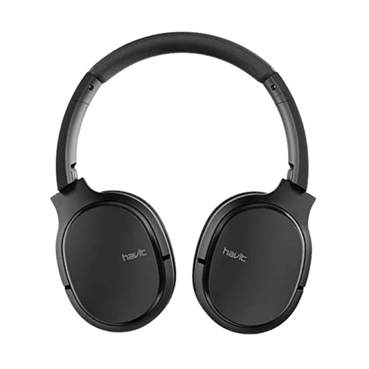 سماعة الرأس هافيت اللاسلكية باللون الأسود