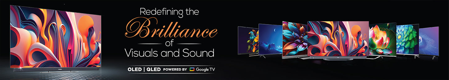 Haier 75 -inch M95 Type of Google TV