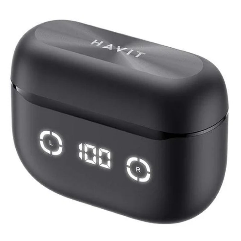 سماعات Havit TW984 TWS اللاسلكية باللون الأسود