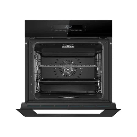 Haier 72 liter 14 jobs - probe, browning, vapor, Catalytic+aqua cleaning - black