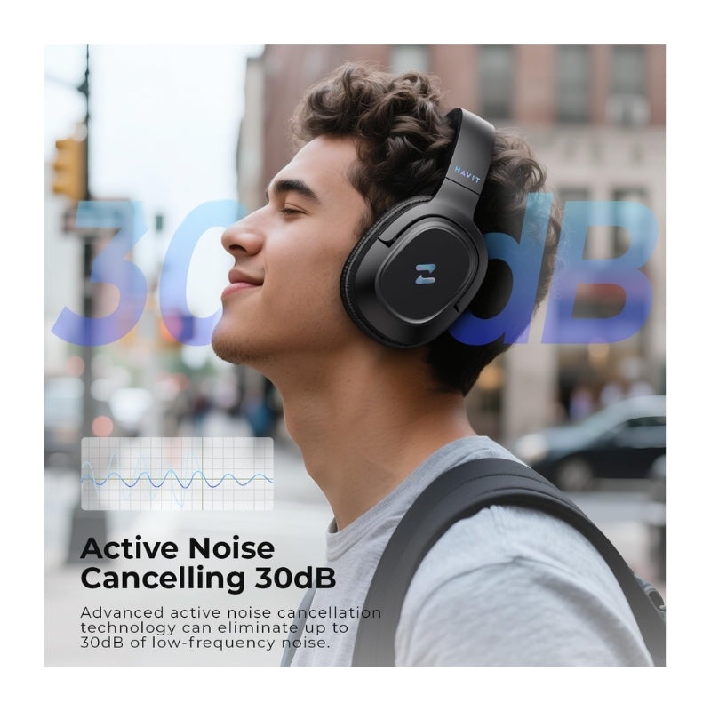 سماعة رأس بلوتوث هافيت H612BT PRO ANC
