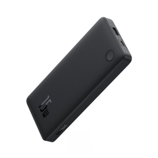 باسيوس باور بانك Airpow Lite10000 مللي أمبير 15 واط (مع كابل USB→C 30سم أبيض)
