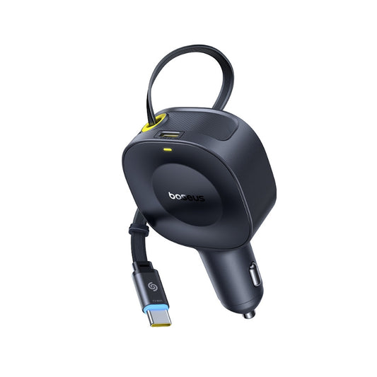 باسيوس شاحن سيارة PrimeTrip VR2 C+C 30 واط أسود