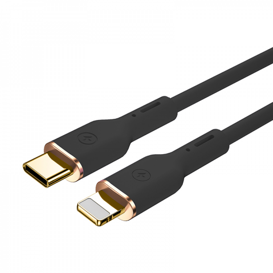 Wiwu Yq01 - Vigor Type -C Data cable to Lightning 1.2 meters - black