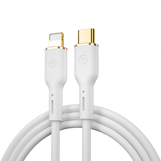 Wiwu Yq01 - Vigor Type -C Data cable to Lightning 1.2 meters - white