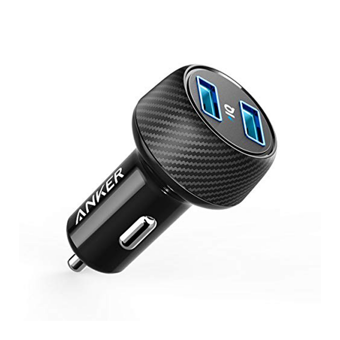 Car charger is denied by two USB port 39 watts QC3.0