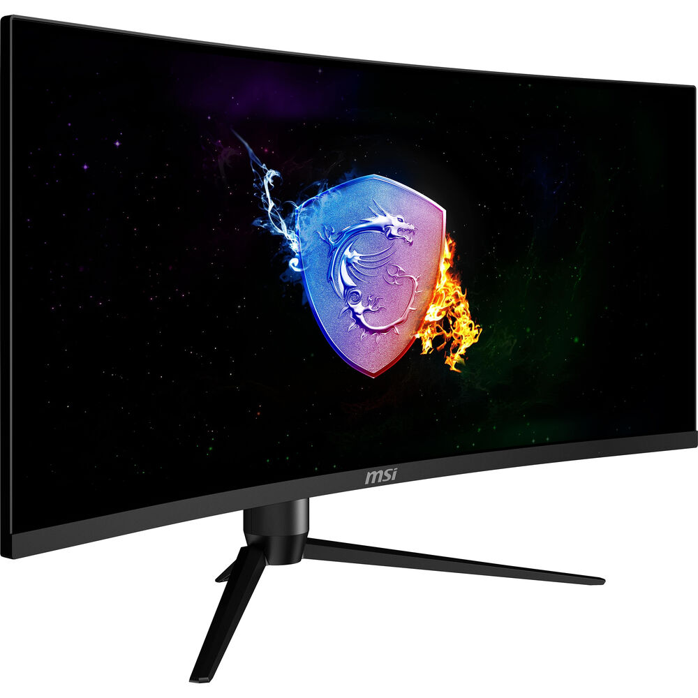 Msi Optix Mag342CQR 34 "21: 9 Curved Adaptive-Sync Ultrawide 144 Hz HDR Va Gaming Monitor
