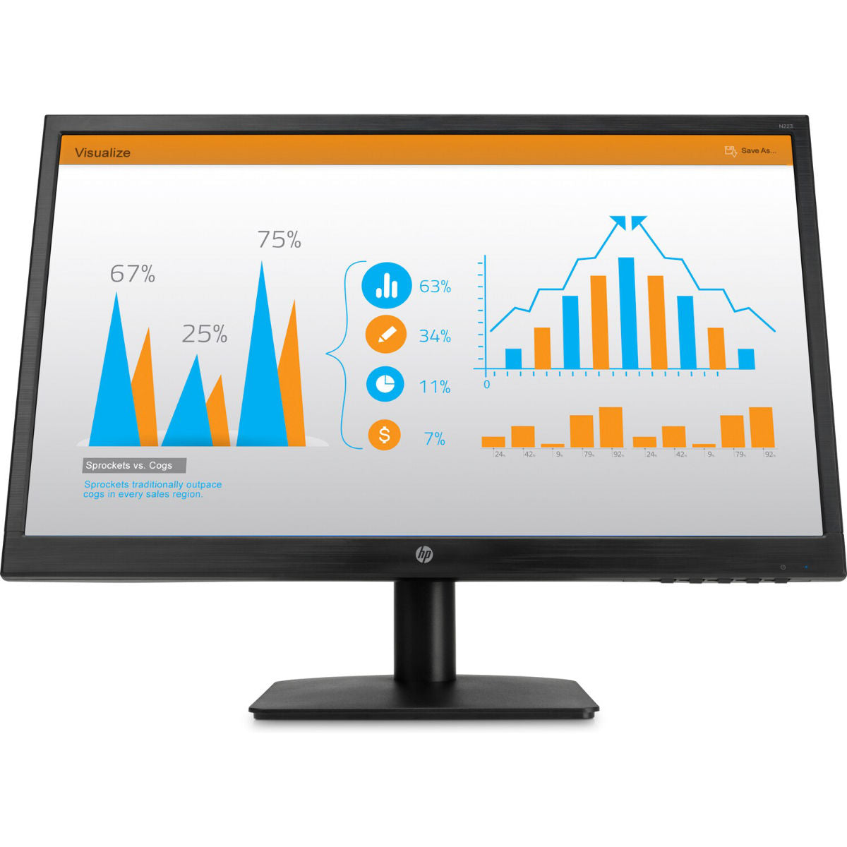 HP N223 21.5 "Full HD (1920*1080) TN Monitor