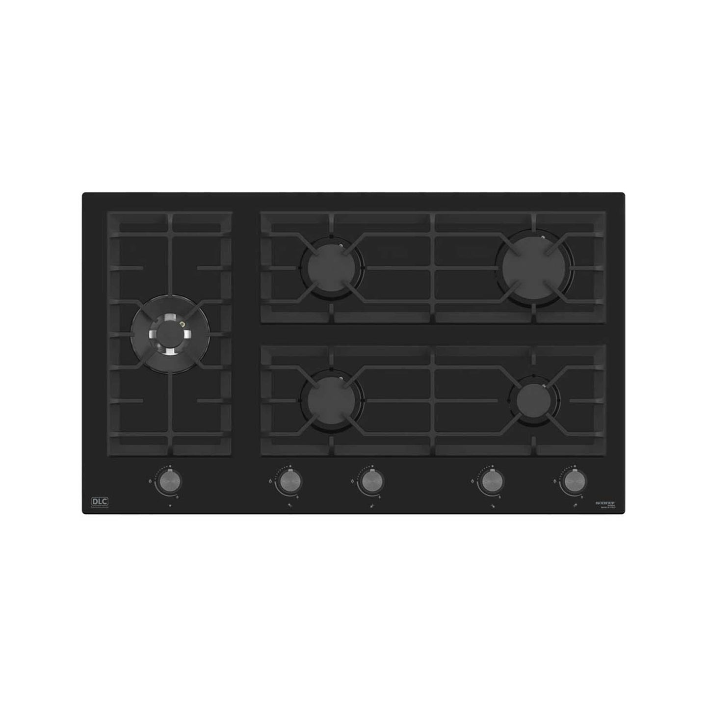 F-g590-145 Blat-IN Gazzi (90 cm)-Black glass