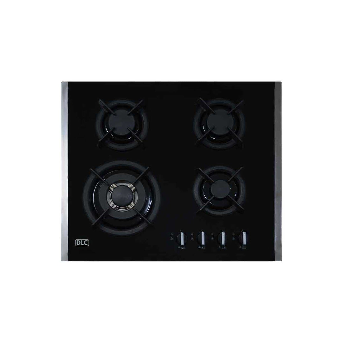 Blath -Nan Ghazi (60 cm) - black glass with a steel frame on the sides