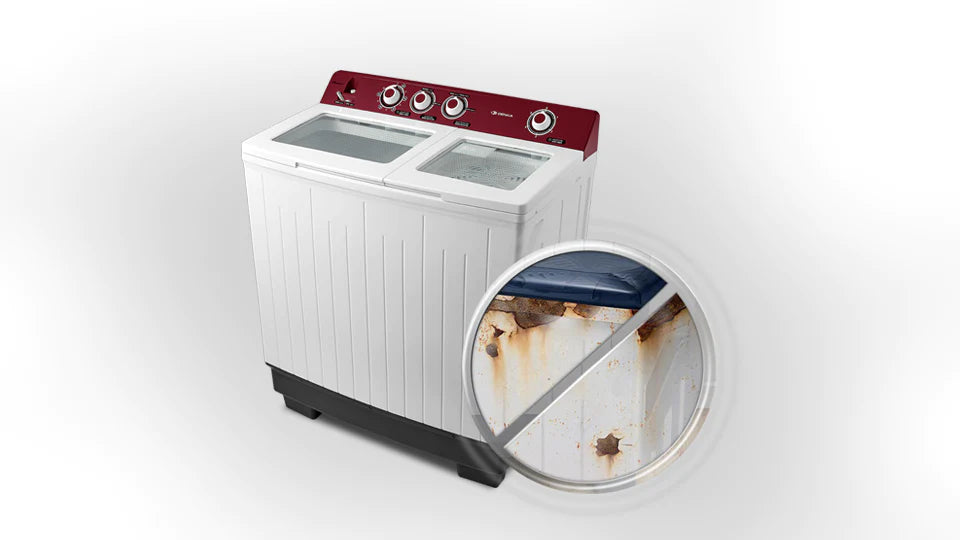 غسالة بحوضين, 11 كغم احمر دنكا موغامبو ستور