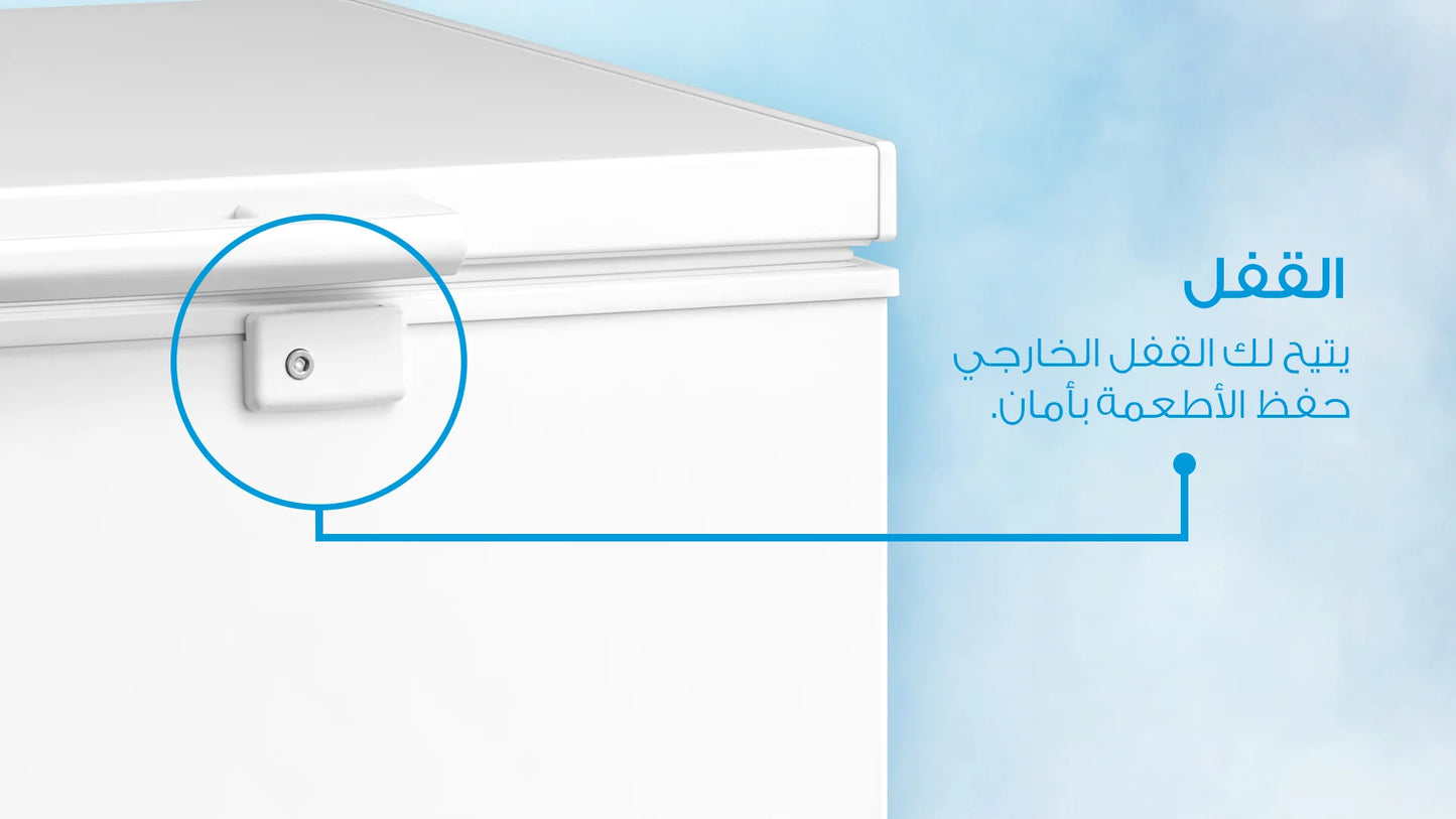 مجمدة أفقية 10 قدم ميديا