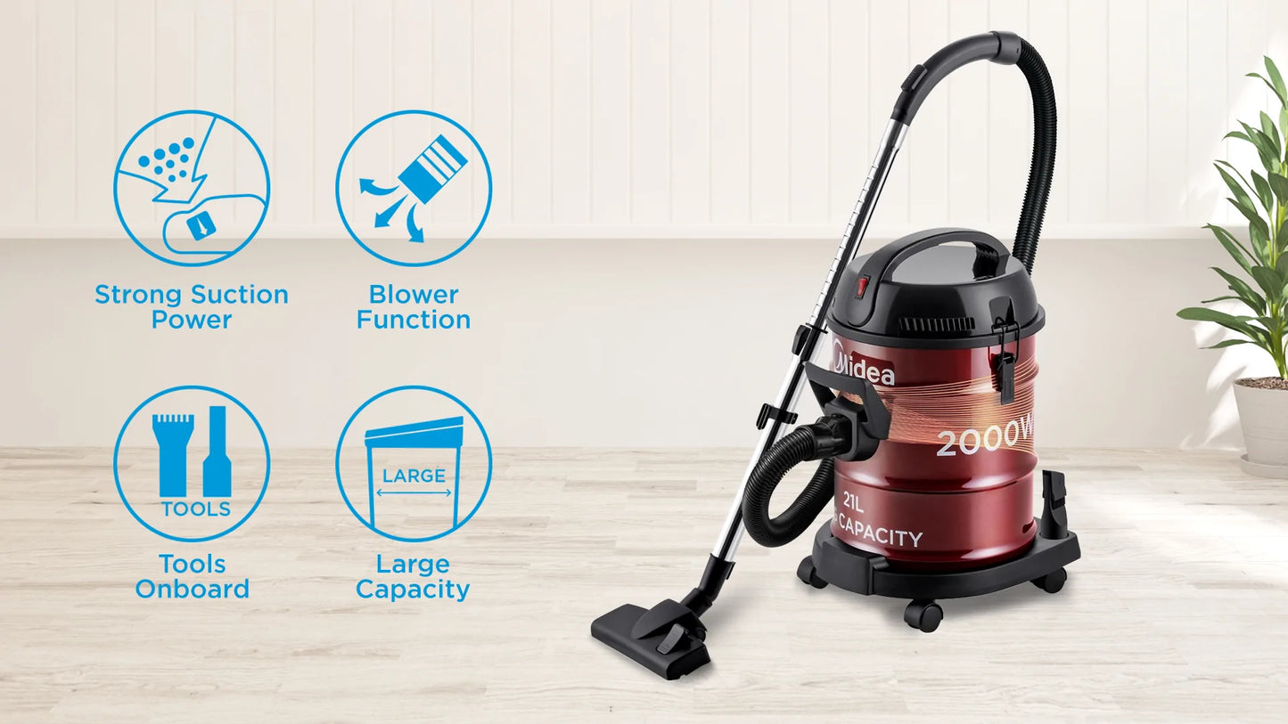 مكنسة كهربائية 2000 واط 21 لتر ميديا موغامبو ستور