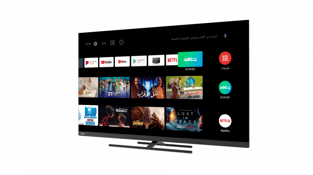 55" PRO HQLED 4K HDR UHD GOOGLE TV H55S6UX PRO أسود