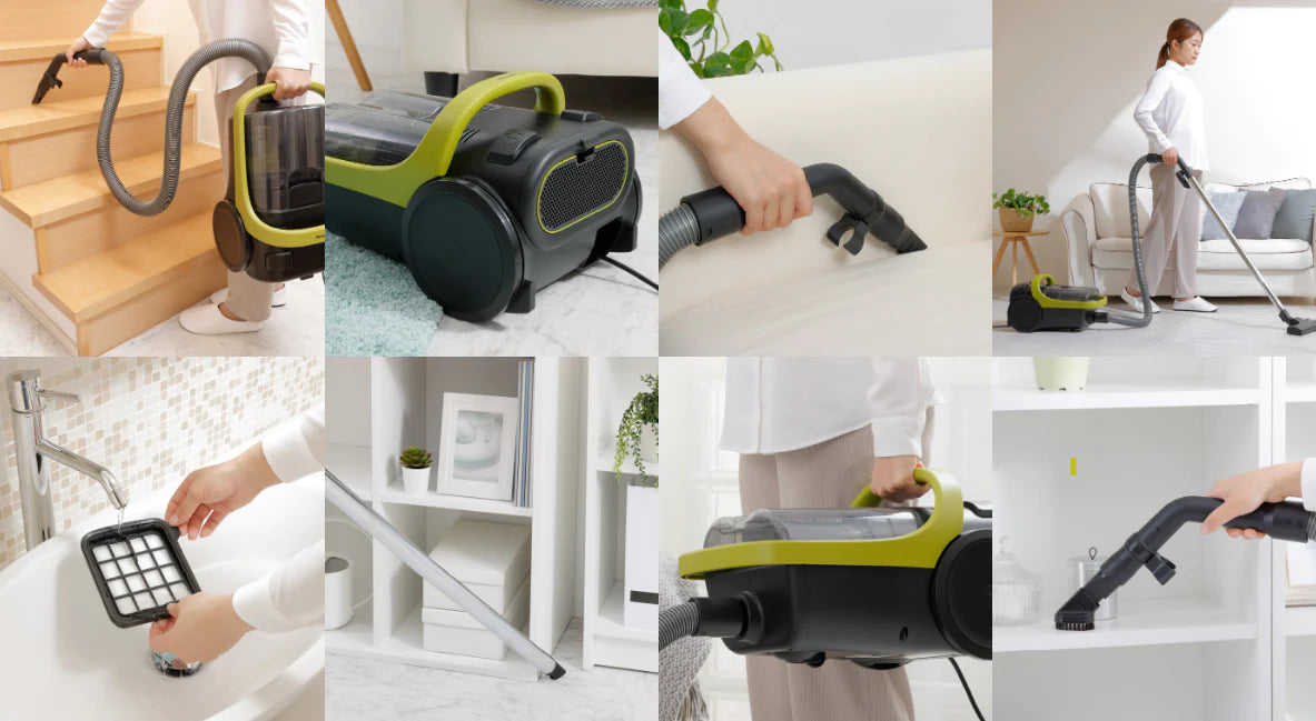 Electric vacuum cleaner 1800 watts 2.2 liters with a bowl without a Panasonic bag