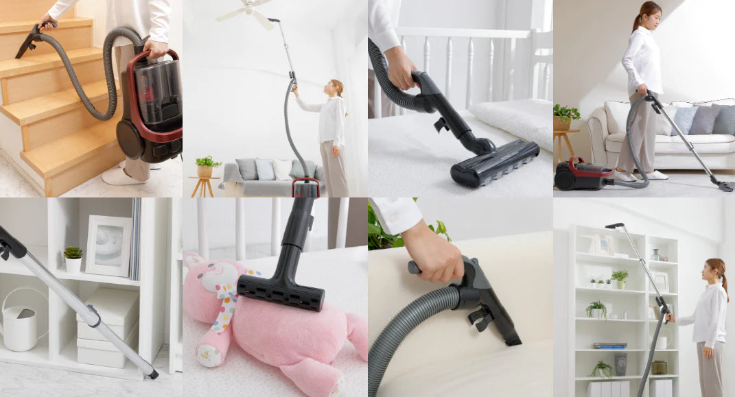 A 2100 -watt electric vacuum cleaner 2.2 liters with a bowl without a Panasonic bag