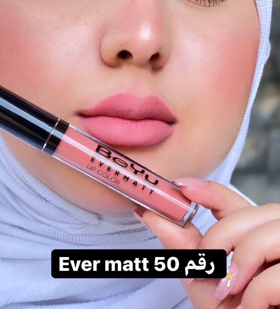 Ever Matt Lip Color No. 050 احمر شفاه سائل بقوام الجل ولمسة نهائية بتأثير المات - #موغامبو ستور#
