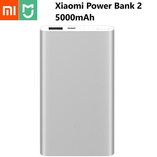 Mi Power Bank 2 5000mAh Silver - #موغامبو ستور#