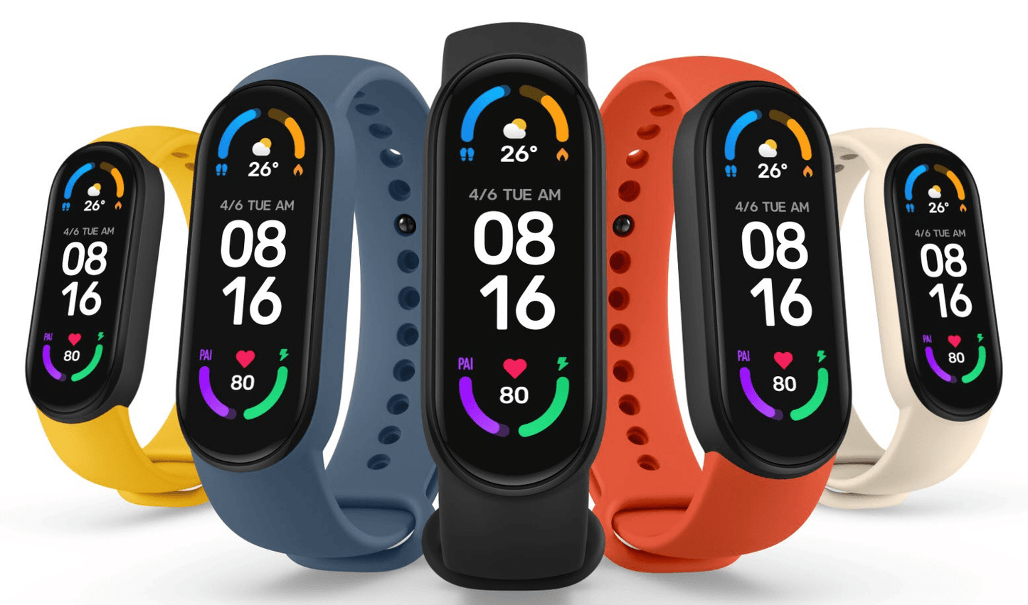 Mi Smart Band 6 Strap (3-Pack) BL OR Blue - #موغامبو ستور#