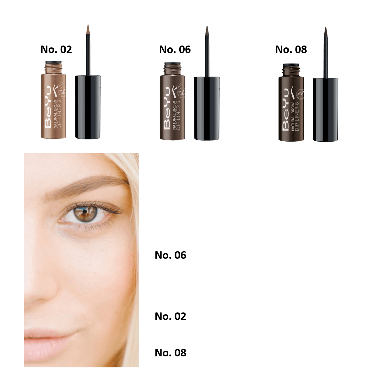 Natural Brow Dip Liner No. 2 قلم حواجب سائل "ديب" الأول من نوعه لإملاء ونحت الحواجب - #موغامبو ستور#