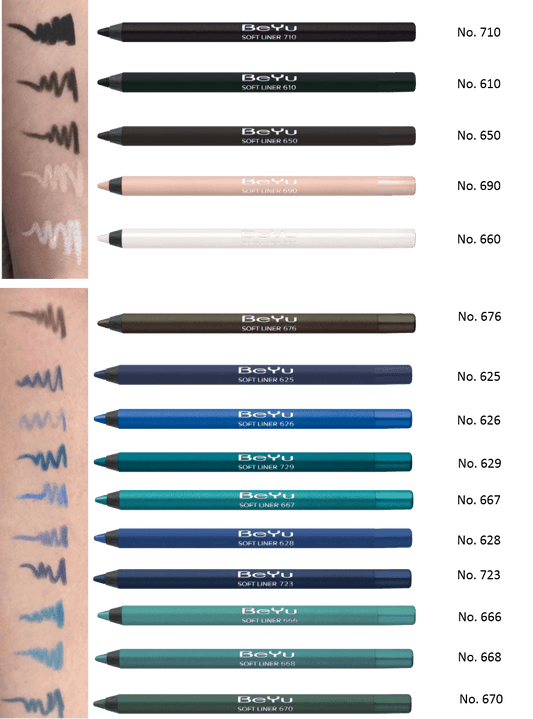 Soft Liner Eyes No. 628 قلم تحديد العيون الشمعي - #موغامبو ستور#