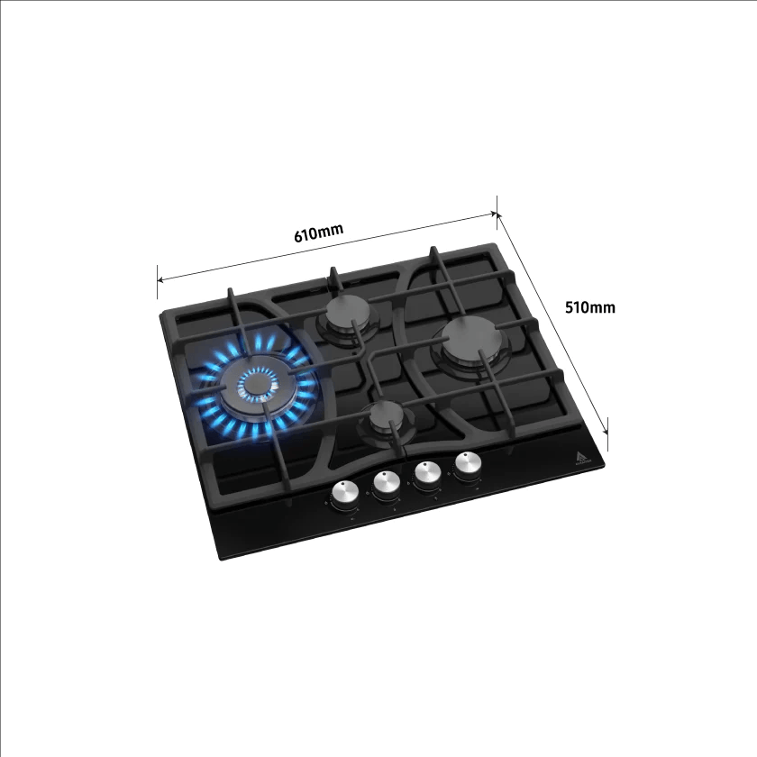 طباخ غازي مدمج 60 سم الحافظ - #موغامبو ستور#