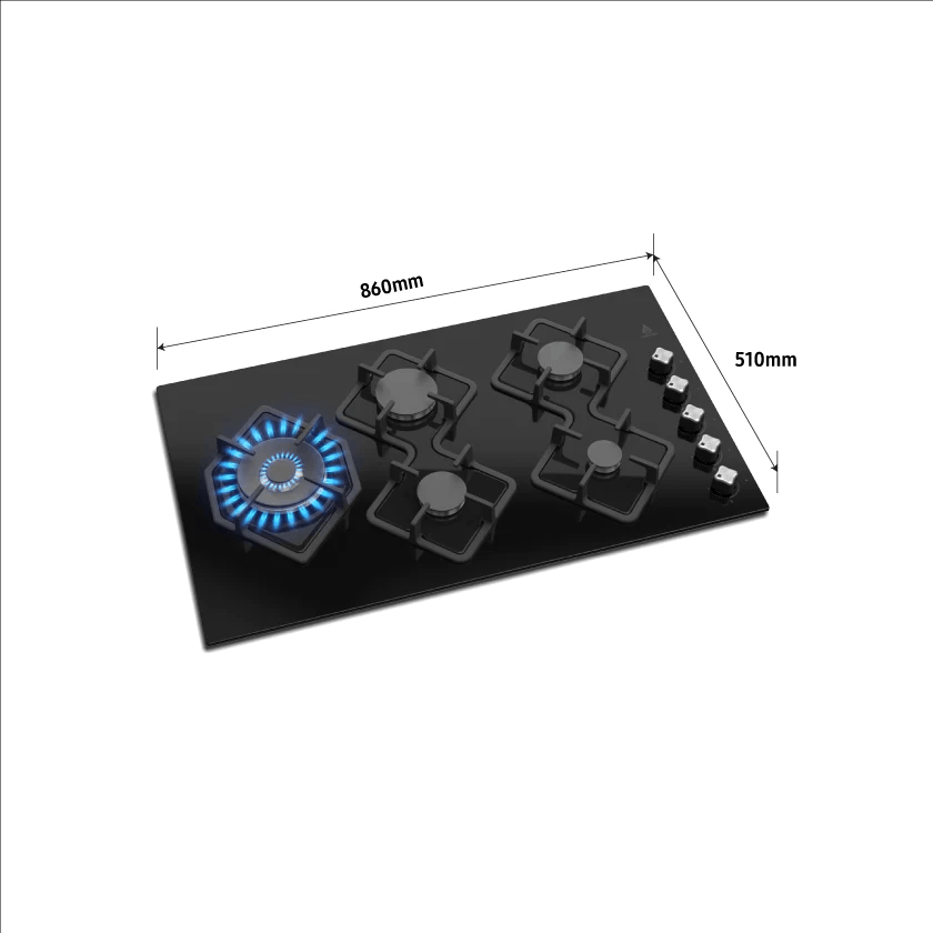 طباخ غازي مدمج 90 سم الحافظ - #موغامبو ستور#