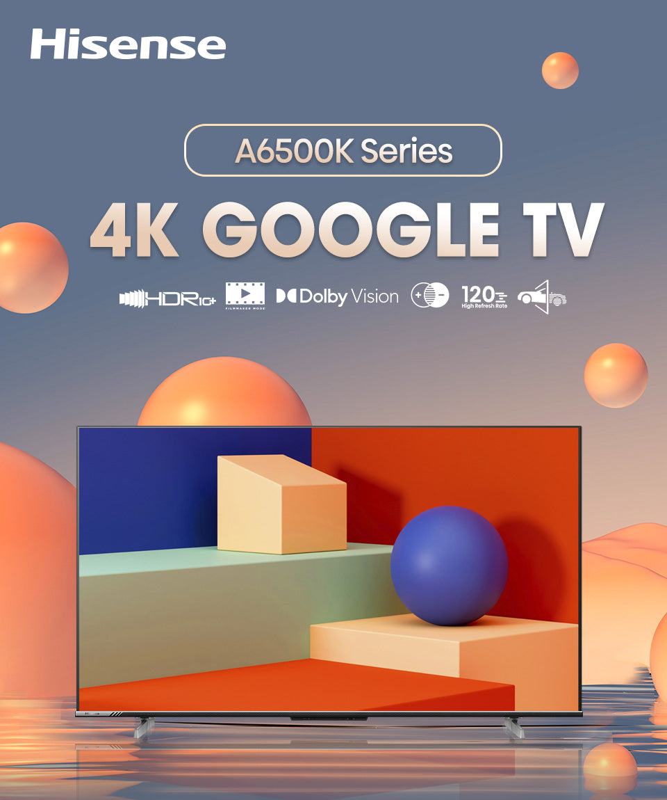 شاشة هايسنس موديل A6500K - 4k نظام اندرويد