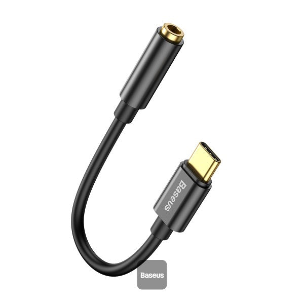 محول سماعات باسيوس L54 من Type-C إلى 3.5mm - أسود (CATL54-01)