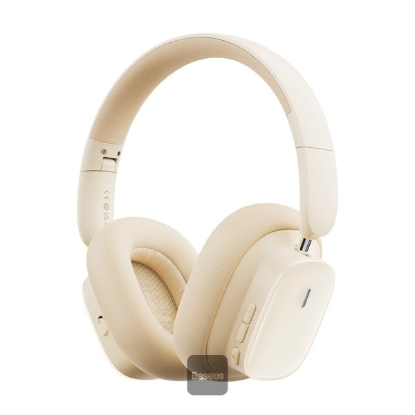 سماعات رأس لاسلكية باسيوس Bowie H1i - إلغاء ضوضاء نشط (ANC) ودقة Hi-Res (أبيض)