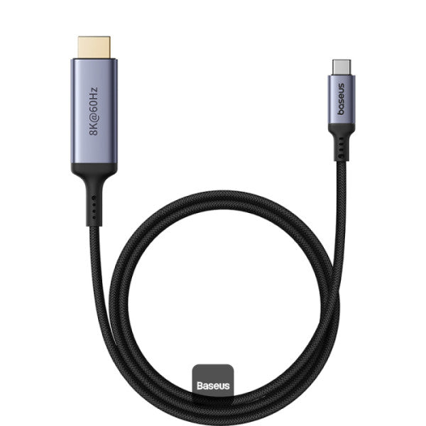 كابل HDMI باسيوس Cafule دقة 4K بطول 5 متر - تصميم قماشي متين (أسود)