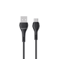 هافيت CB6161 كابل شحن سريع من النوع C بطول 1 متر أسود