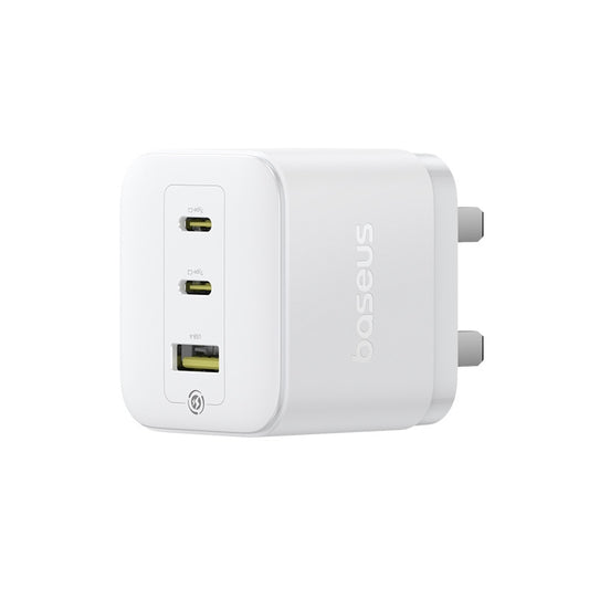 باسيوس شاحن بالم 2C+U ‏65 واط UK أبيض