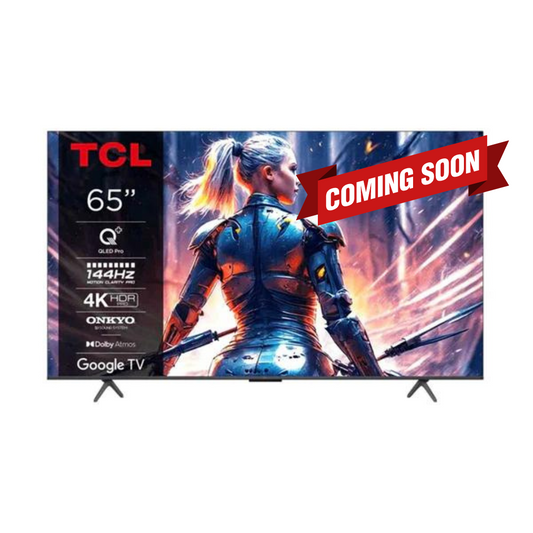 TCL 65 T8B 4K 144HZ QLED TV with Google TV and Game Master Pro 3.0