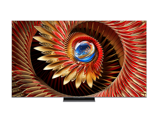 شاشة TCL C8K مقاس 65 بوصة – QD-Mini LED بريميوم، حتى 3840 منطقة تعتيم، سطوع 4500 شمعة، HDR، ومعدل تحديث 288Hz مخصص للألعاب