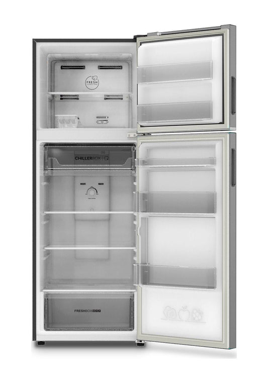 "Hyd-468 refrigerator: stylish design and perfect capacity for a varied and 357-liter 4-feet storage