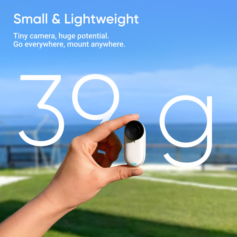 Insta360 GO 3S مع شاشة Action Pod القلابة